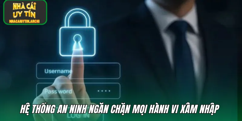 Hệ thống an ninh ngăn chặn mọi hành vi xâm nhập